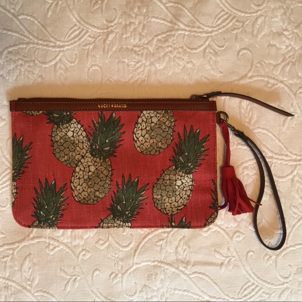 Pineapple Lucky Brand Pouch